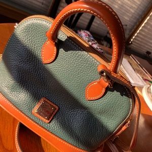 Dooney & Bourke Pebble Leather Dome Satchel